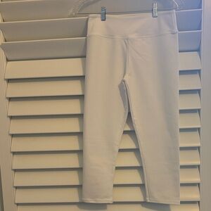 Jala Leggings Women’s White Yoga Pants; SZ: M; EUC Like New